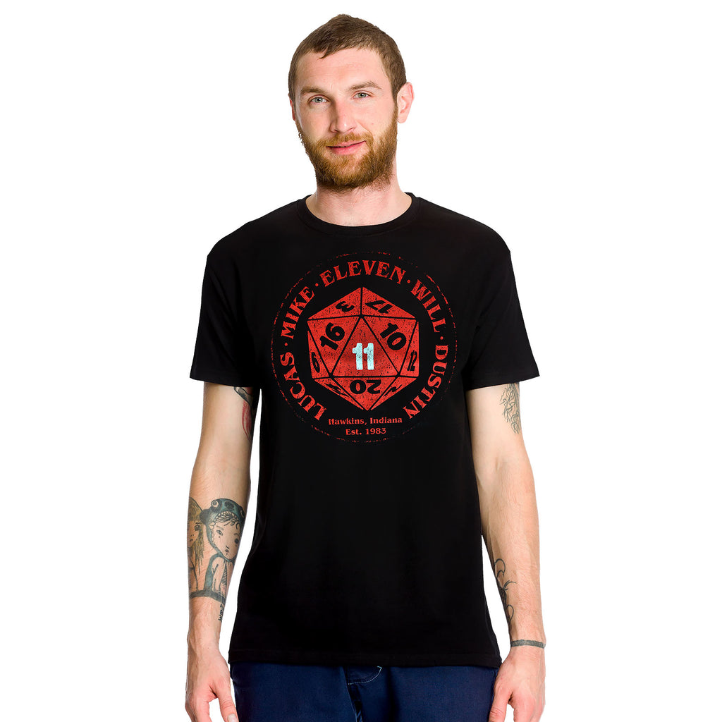 Produktbild Eleven Dice T-shirt för Stranger Things-fans