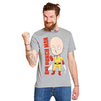 Produktbild One Punch Man - Super Saitama T-shirt grå