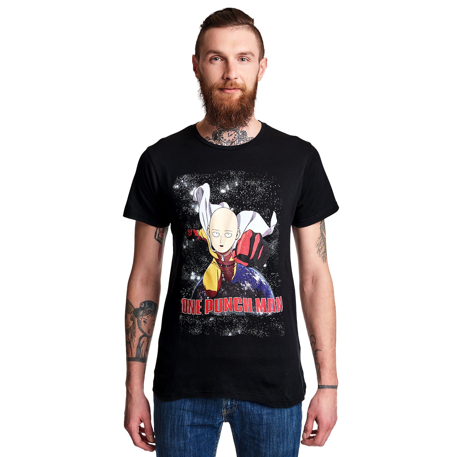 Produktbild One Punch Man - Fight T-shirt svart