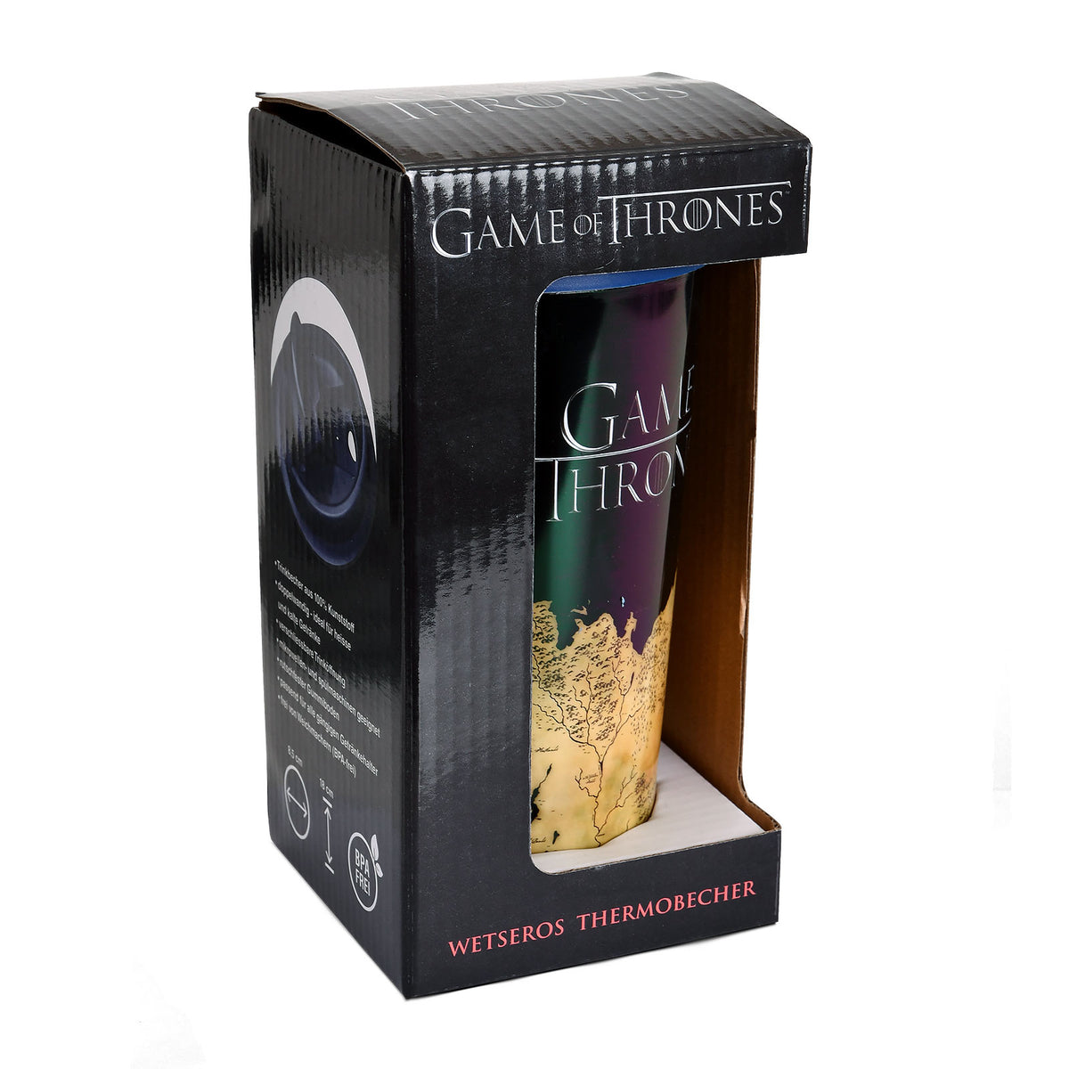 Produktbild Game of Thrones - Westeros och Essos To Go-mugg
