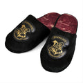 Produktbild Harry Potter - Plyschtofflor med Hogwarts-emblem svart