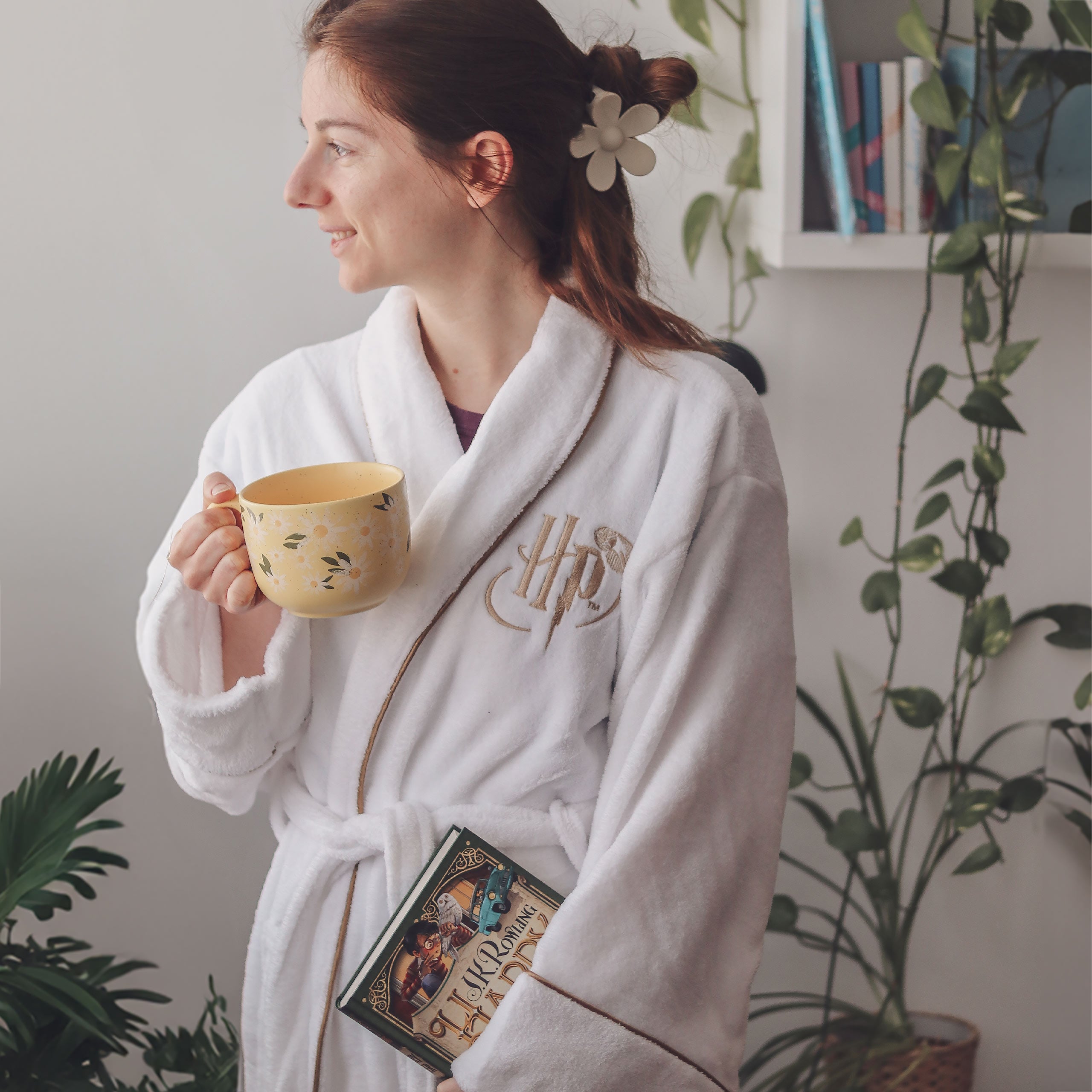 Produktbild Harry Potter - Gyllene Kvicken morgonrock dam vit