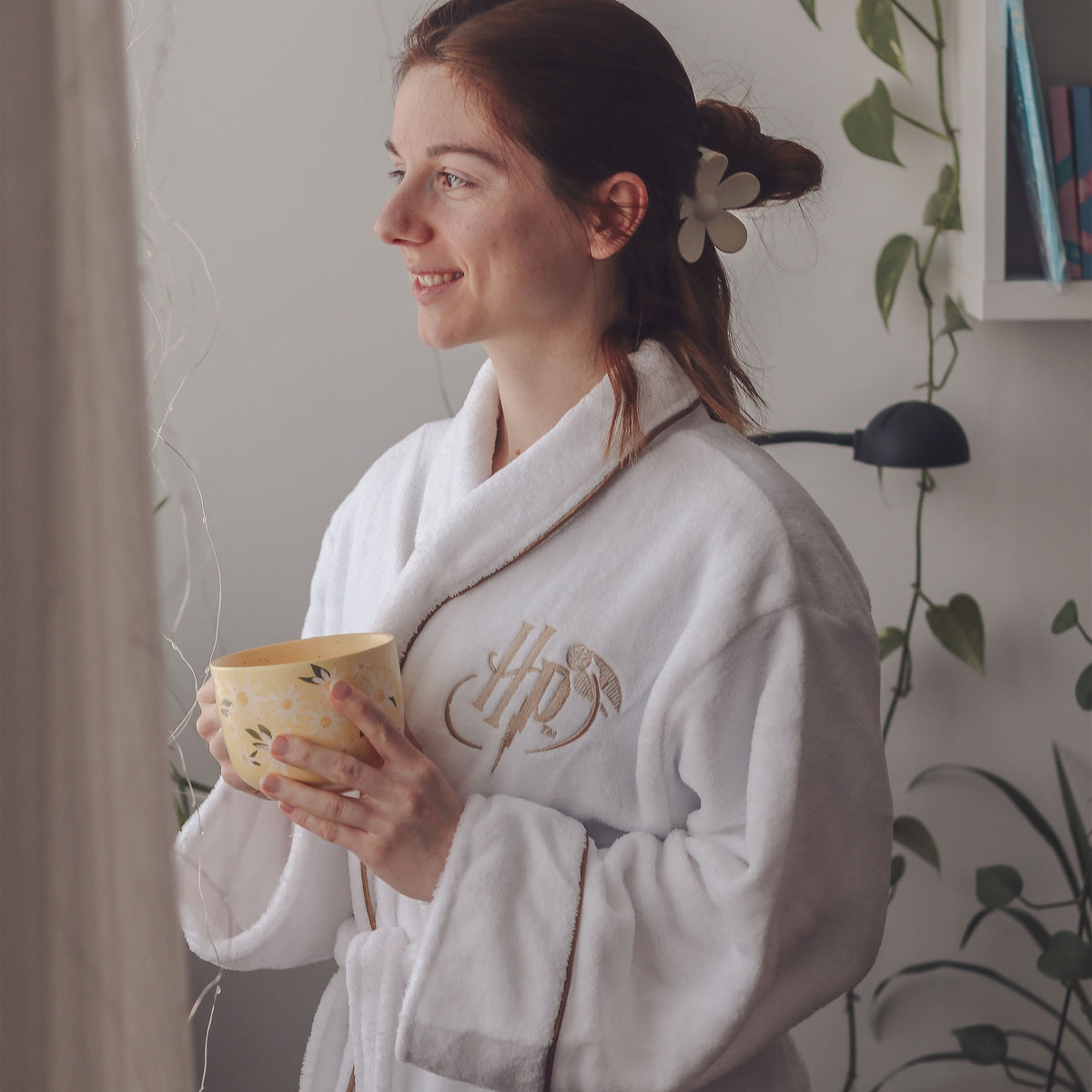 Produktbild Harry Potter - Gyllene Kvicken morgonrock dam vit