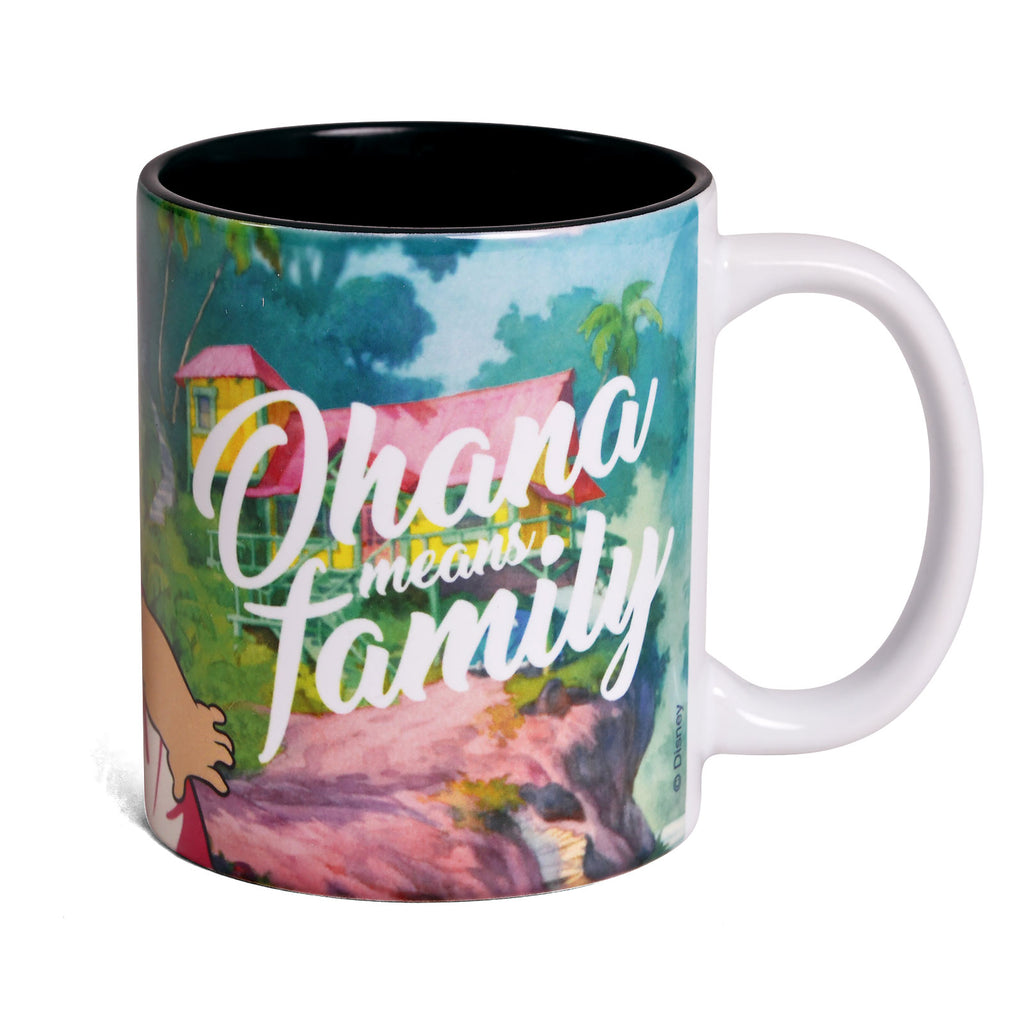 Produktbild Lilo & Stitch - Ohana betyder familj mugg