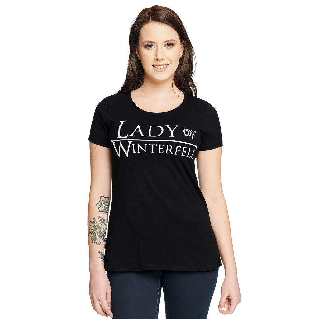 Produktbild Lady of Winterfell dam T-shirt för Game of Thrones-fans