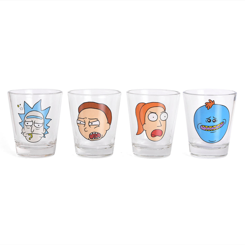Produktbild Rick and Morty - Faces Shots glas-set