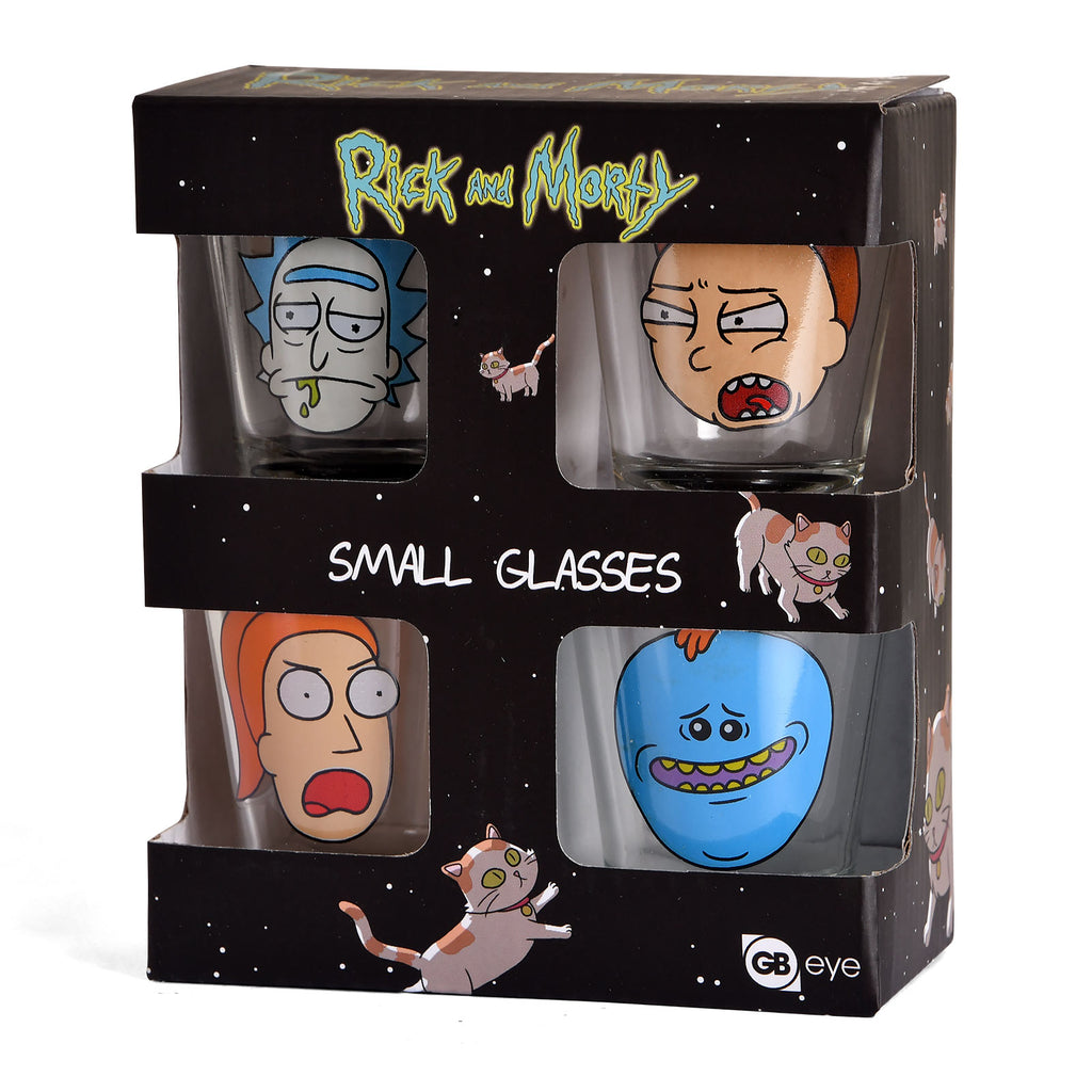 Produktbild Rick and Morty - Faces Shots glas-set