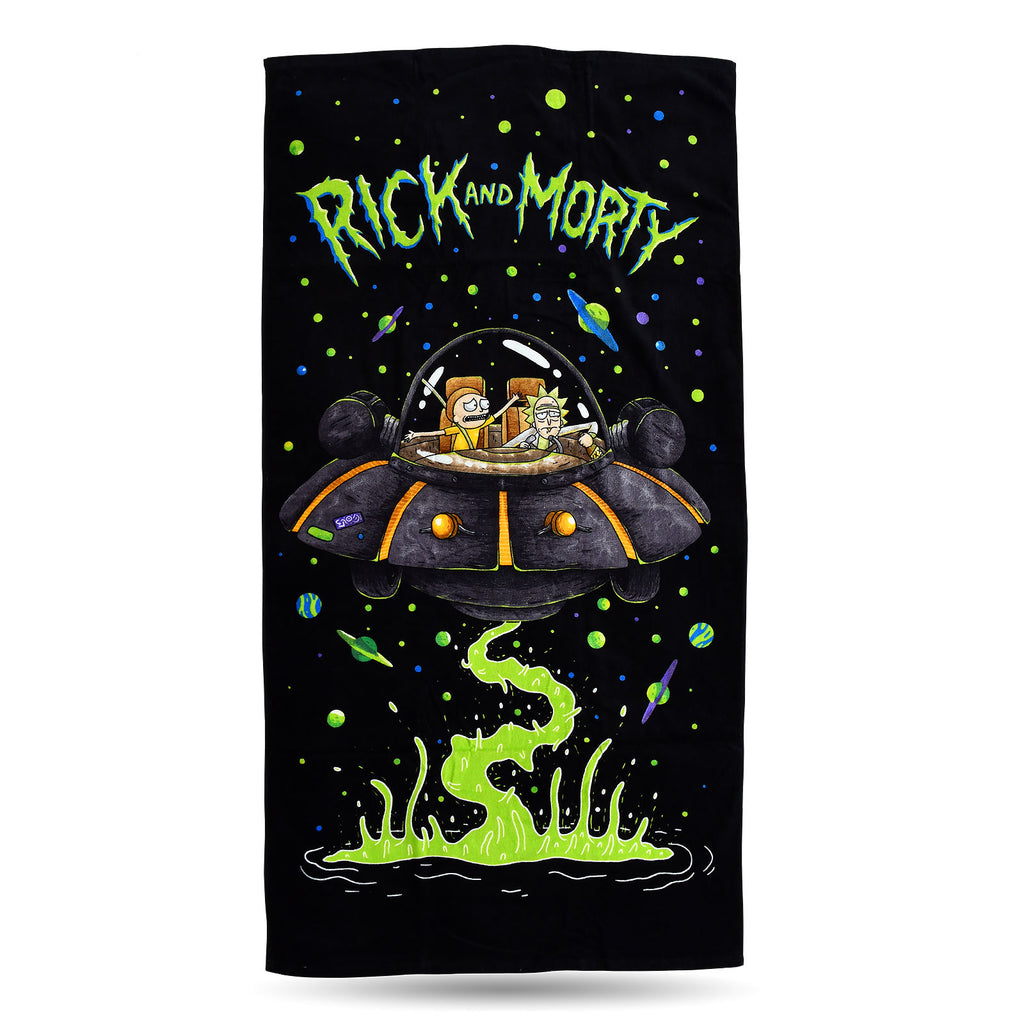 Produktbild Rick and Morty - Space Cruiser Badhandduk