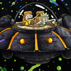 Produktbild Rick and Morty - Space Cruiser Badhandduk