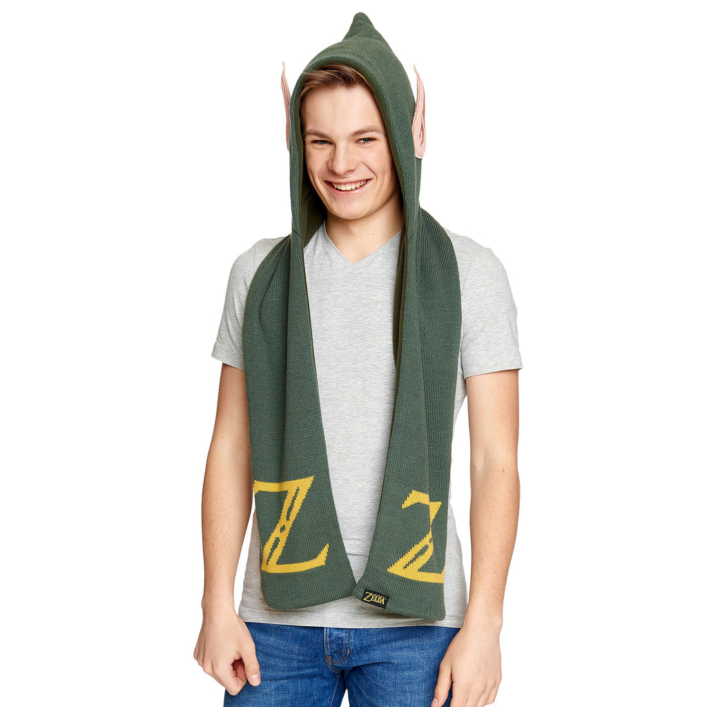 Produktbild Zelda - Link halsduk med huva och öron
