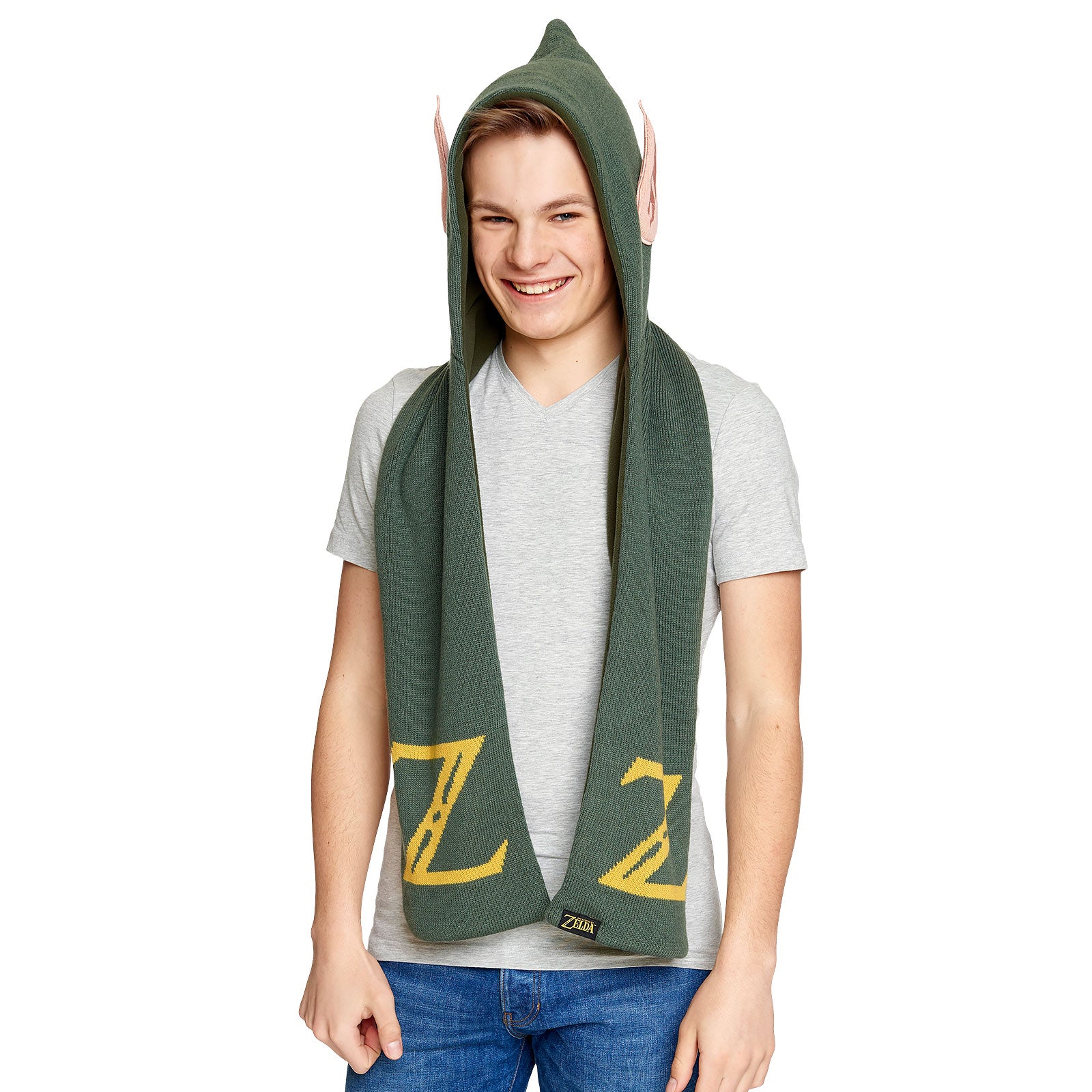 Produktbild Zelda - Link halsduk med huva och öron