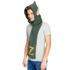 Produktbild Zelda - Link halsduk med huva och öron