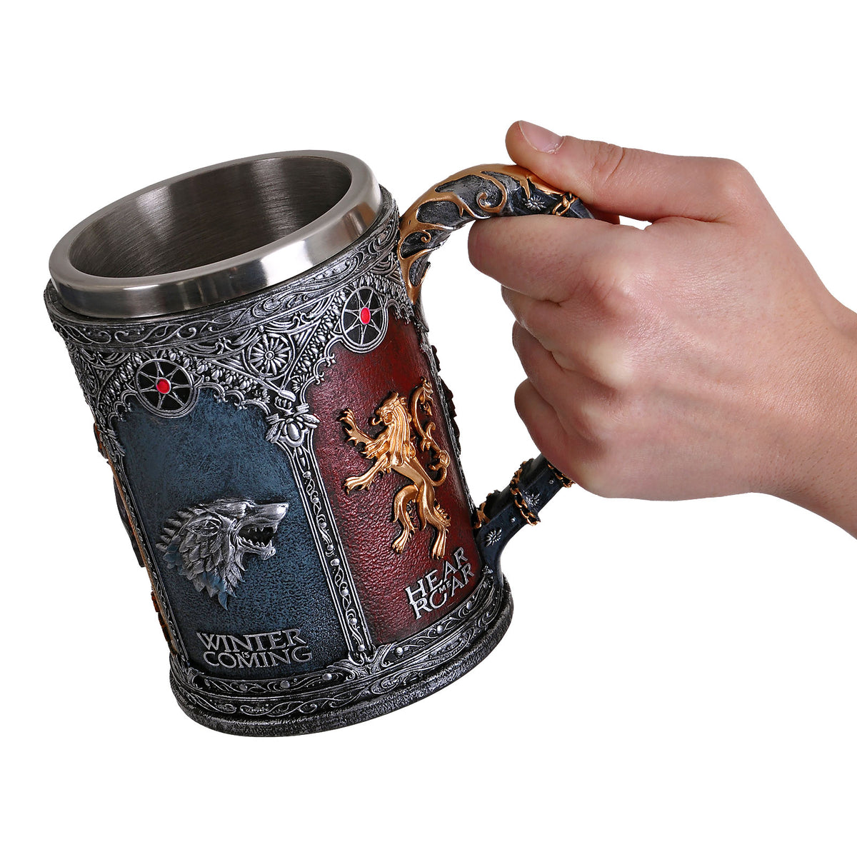 Produktbild Game of Thrones - Deluxe ölkrus med husens vapensköldar
