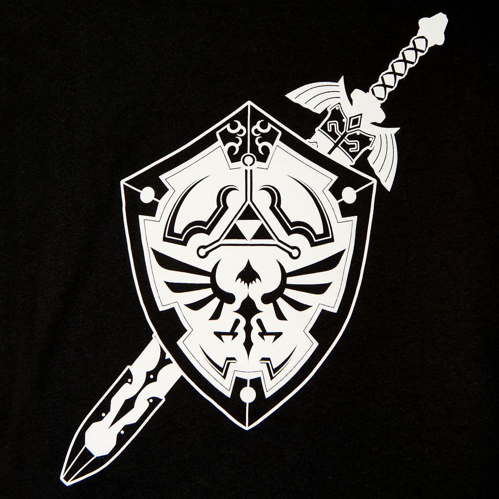 Produktbild Zelda - Svärd och sköld T-shirt dam svart