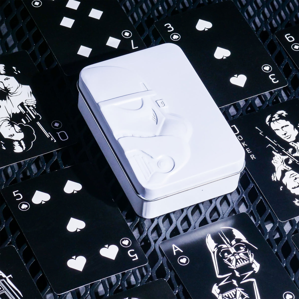 Produktbild Star Wars - Stormtrooper spelkort i metallbox
