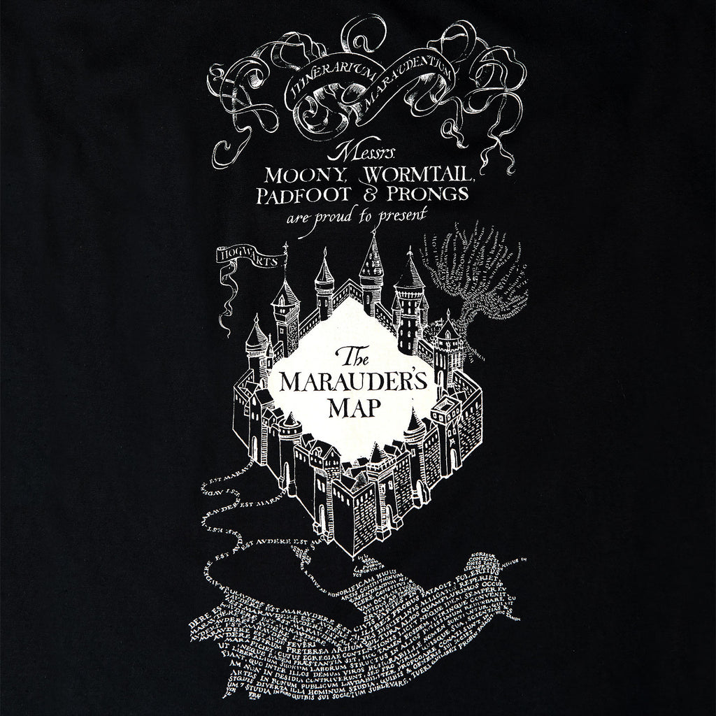 Produktbild Harry Potter - Svart T-shirt med Marodörernas Karta