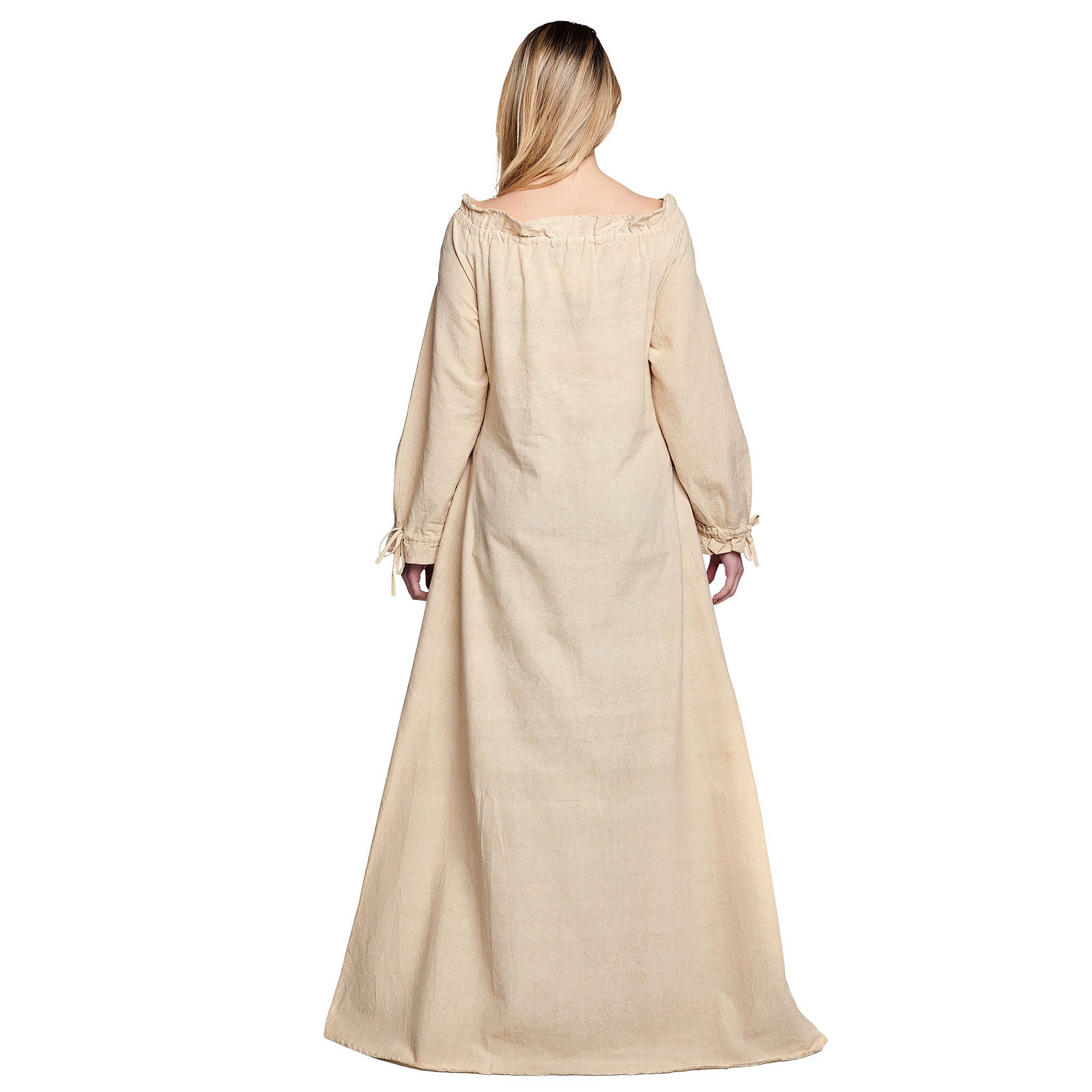 Produktbild Medeltida långärmad klänning beige