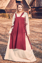 Produktbild Medeltida klänning Hildegard röd