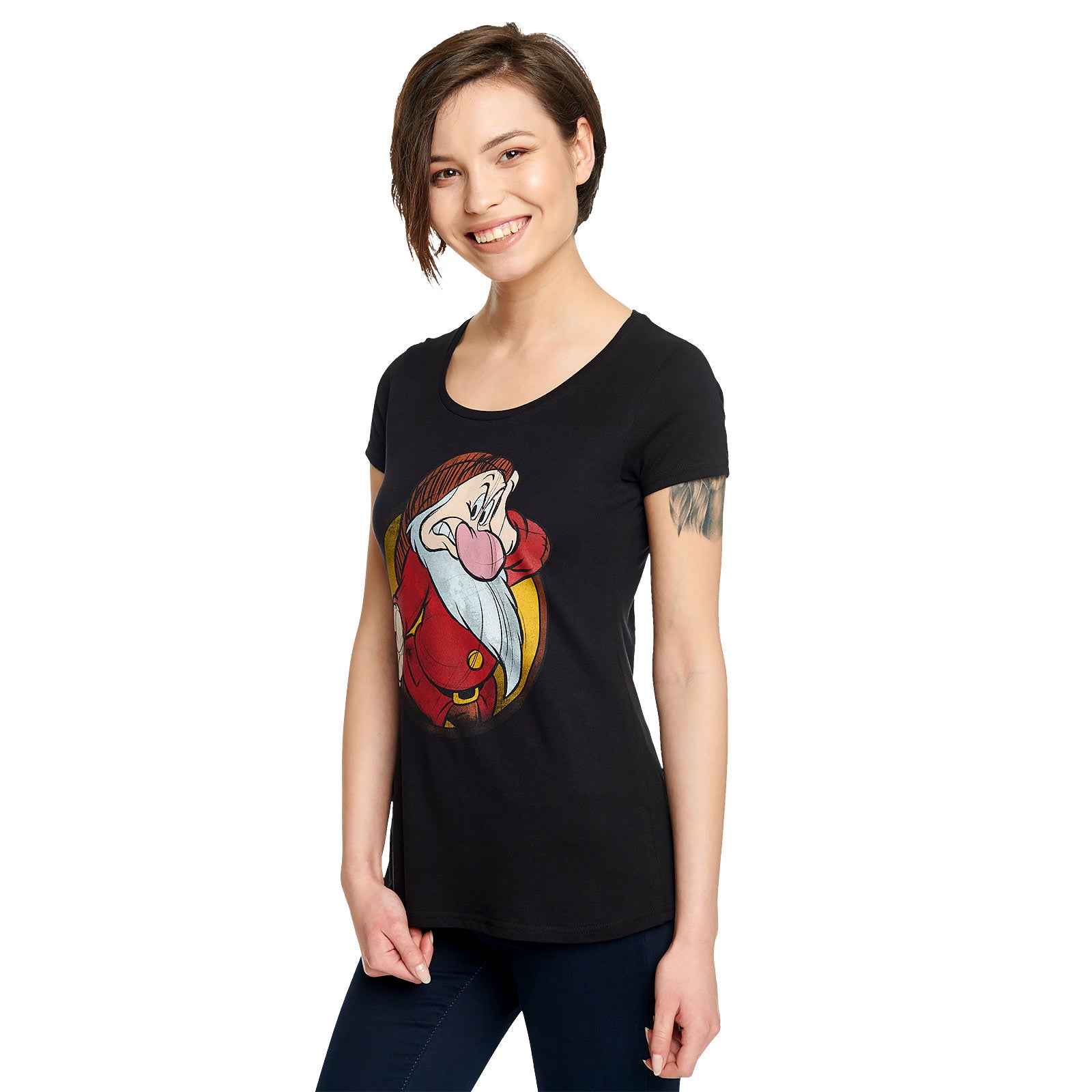 Produktbild Snövit - Brummbär T-shirt dam svart