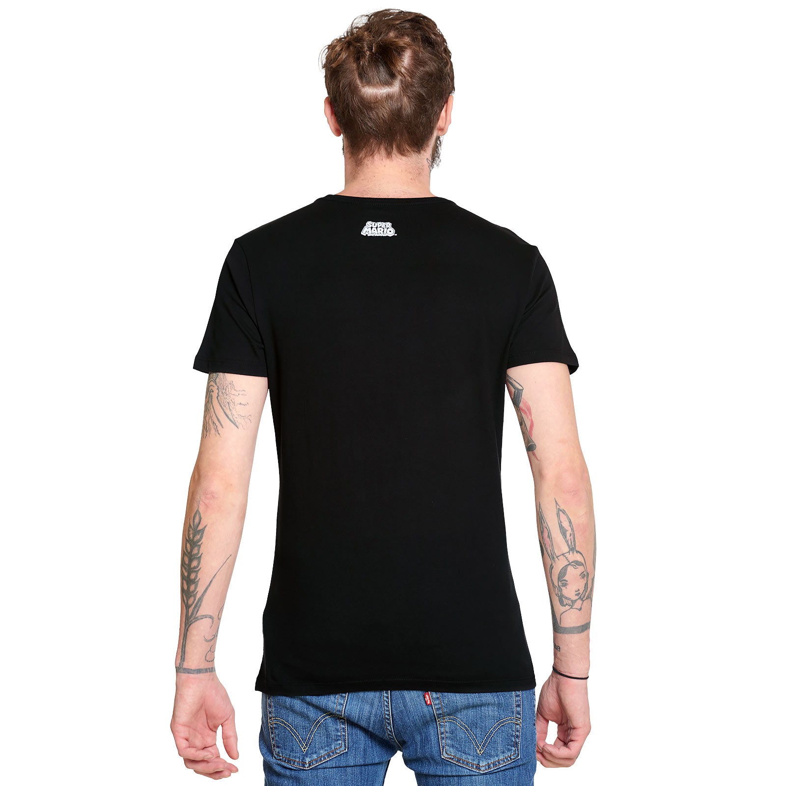 Produktbild Super Mario - Bullet Bill Propaganda Poster T-shirt svart