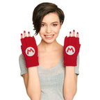 Produktbild Super Mario - Fingelösa logohandskar röda