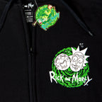 Produktbild Rick and Morty - Riggity Wrecked svart huvtröja