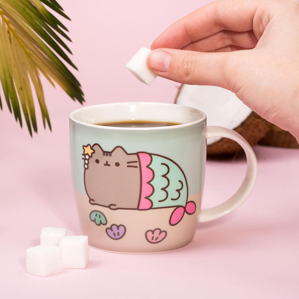 Produktbild Pusheen - Sjöjungfru Mugg med termoeffekt