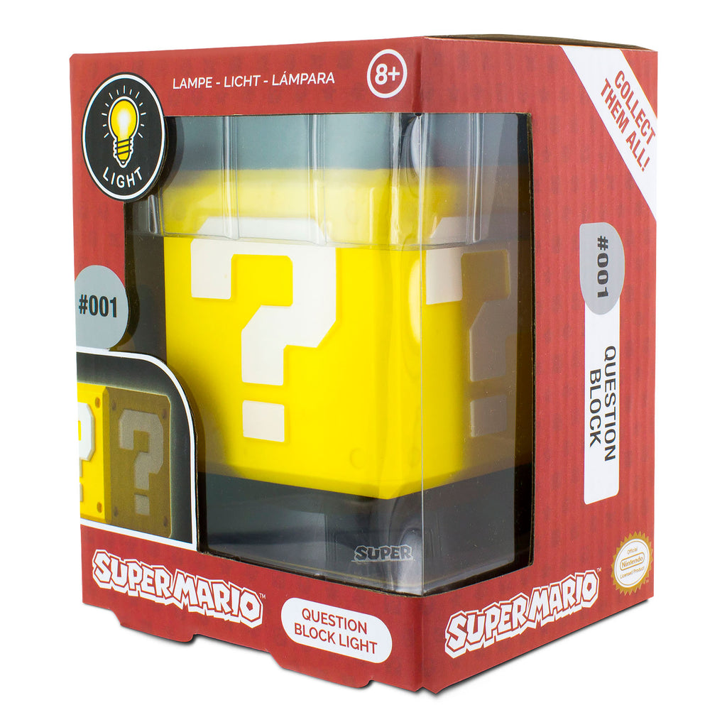 Produktbild Super Mario - Frågeteckenblock 3D bordslampa