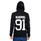 Produktbild Deadpool - Number 91 svart huvtröja