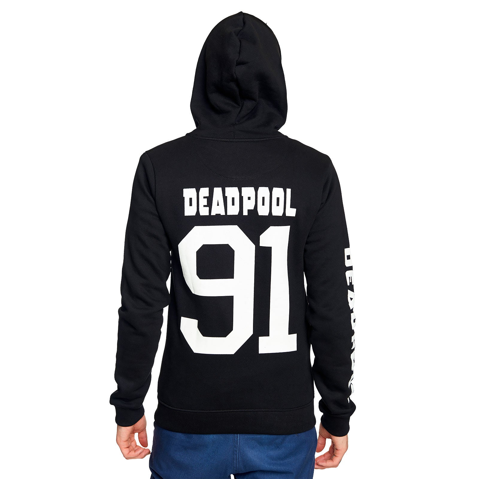 Produktbild Deadpool - Number 91 svart huvtröja