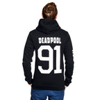 Produktbild Deadpool - Number 91 svart huvtröja