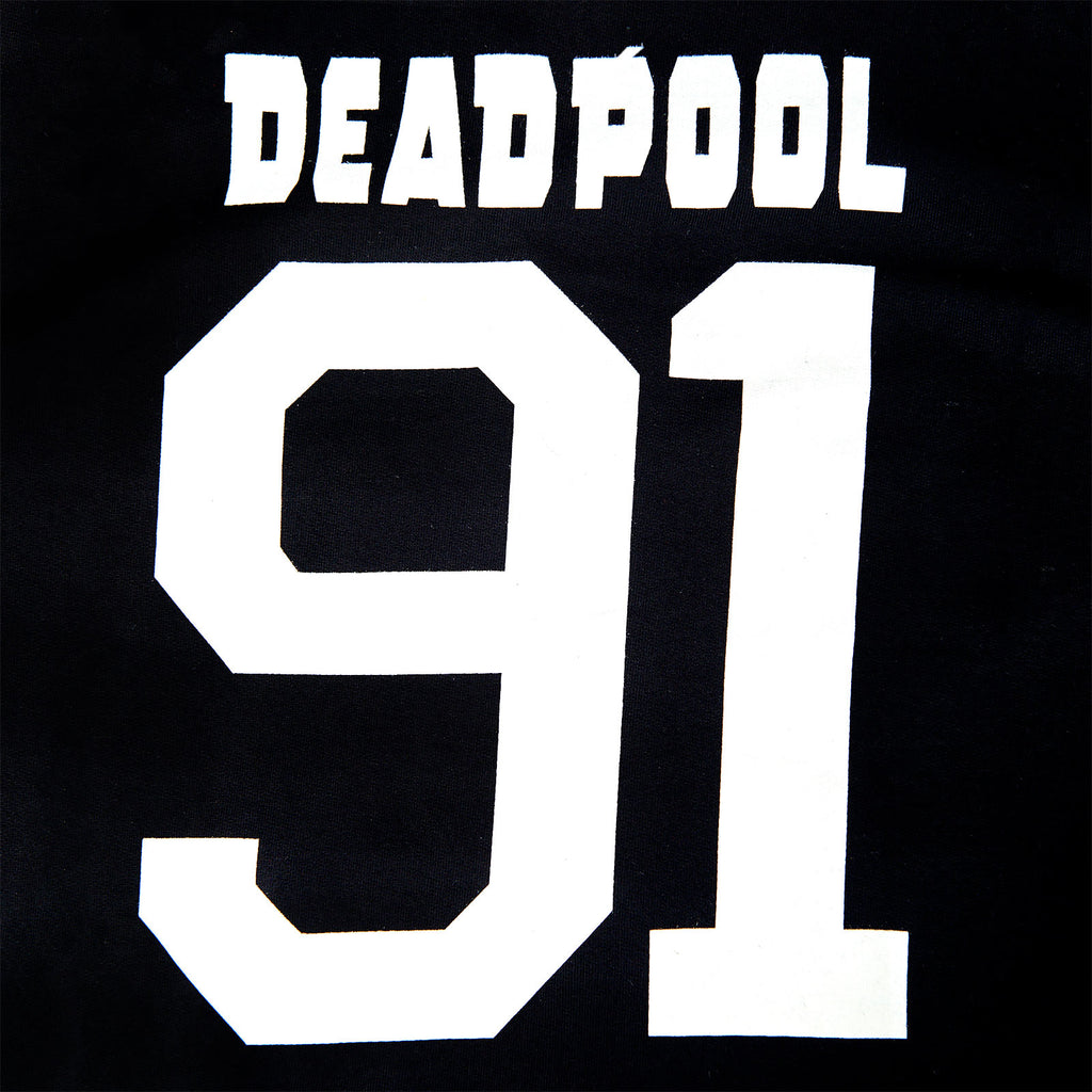 Produktbild Deadpool - Number 91 svart huvtröja