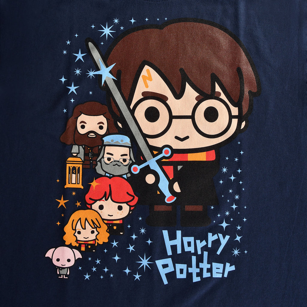 Produktbild Harry Potter och Vänner Chibi T-Shirt blå