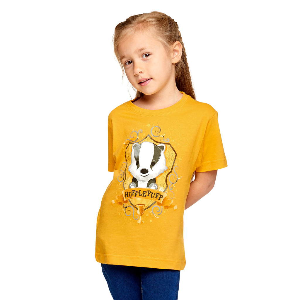 Produktbild Harry Potter - Magisk Hufflepuff T-shirt för barn gul