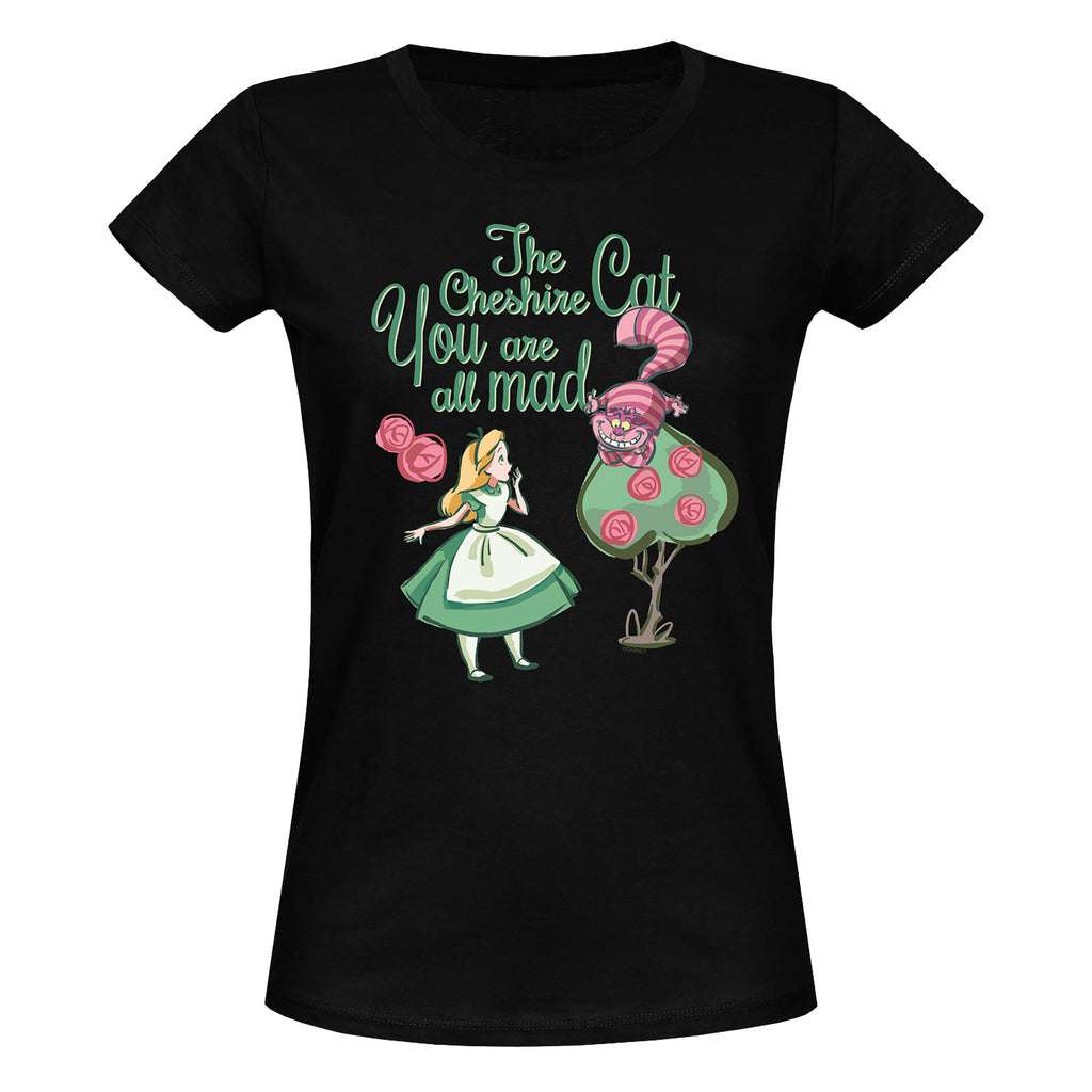 Produktbild Alice i Underlandet - All Mad T-shirt dam svart