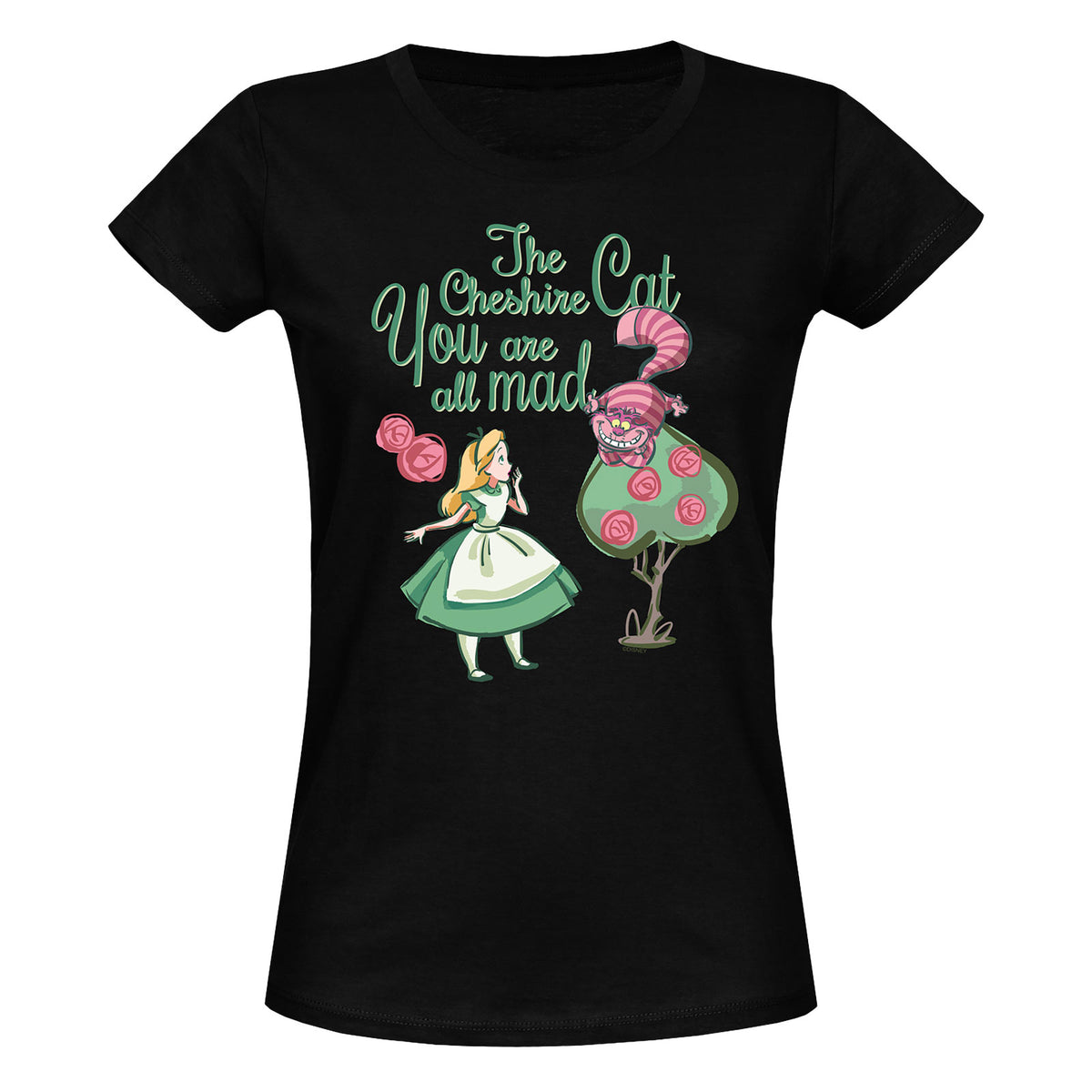 Produktbild Alice i Underlandet - All Mad T-shirt dam svart