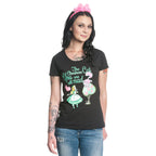 Produktbild Alice i Underlandet - All Mad T-shirt dam svart