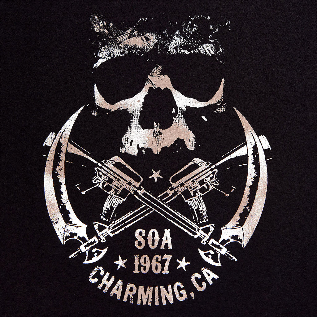 Produktbild Sons of Anarchy - Skull and Sickle T-shirt svart