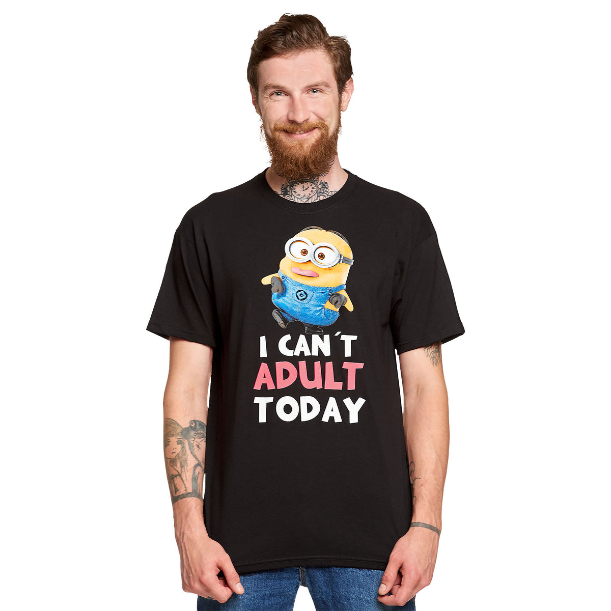 Produktbild Minioner - No Adult Today T-shirt svart