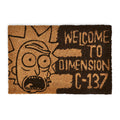 Produktbild Rick and Morty - Dörrmatta Dimension C-137