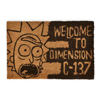 Produktbild Rick and Morty - Dörrmatta Dimension C-137