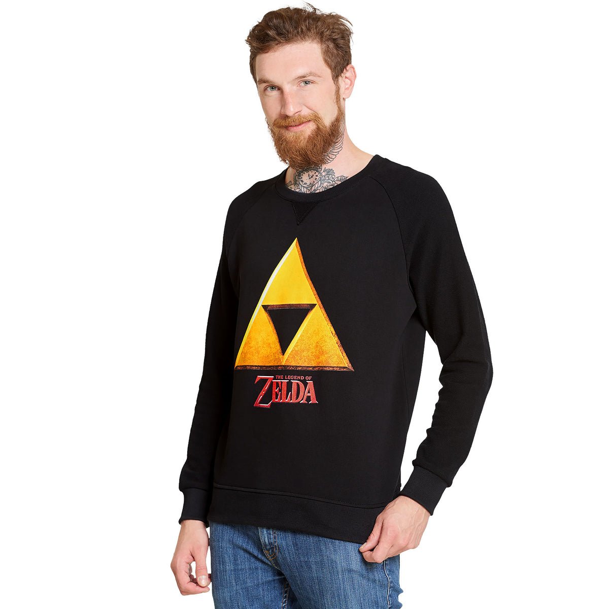 Produktbild Zelda - Triforce Hyrule Logo Tröja svart