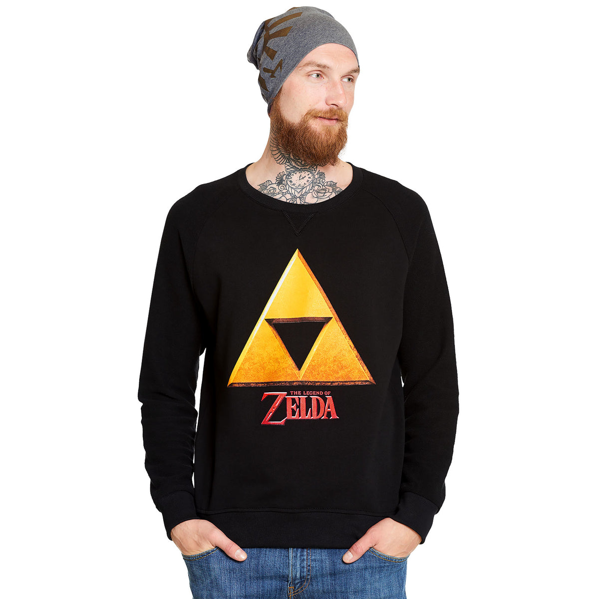 Produktbild Zelda - Triforce Hyrule Logo Tröja svart