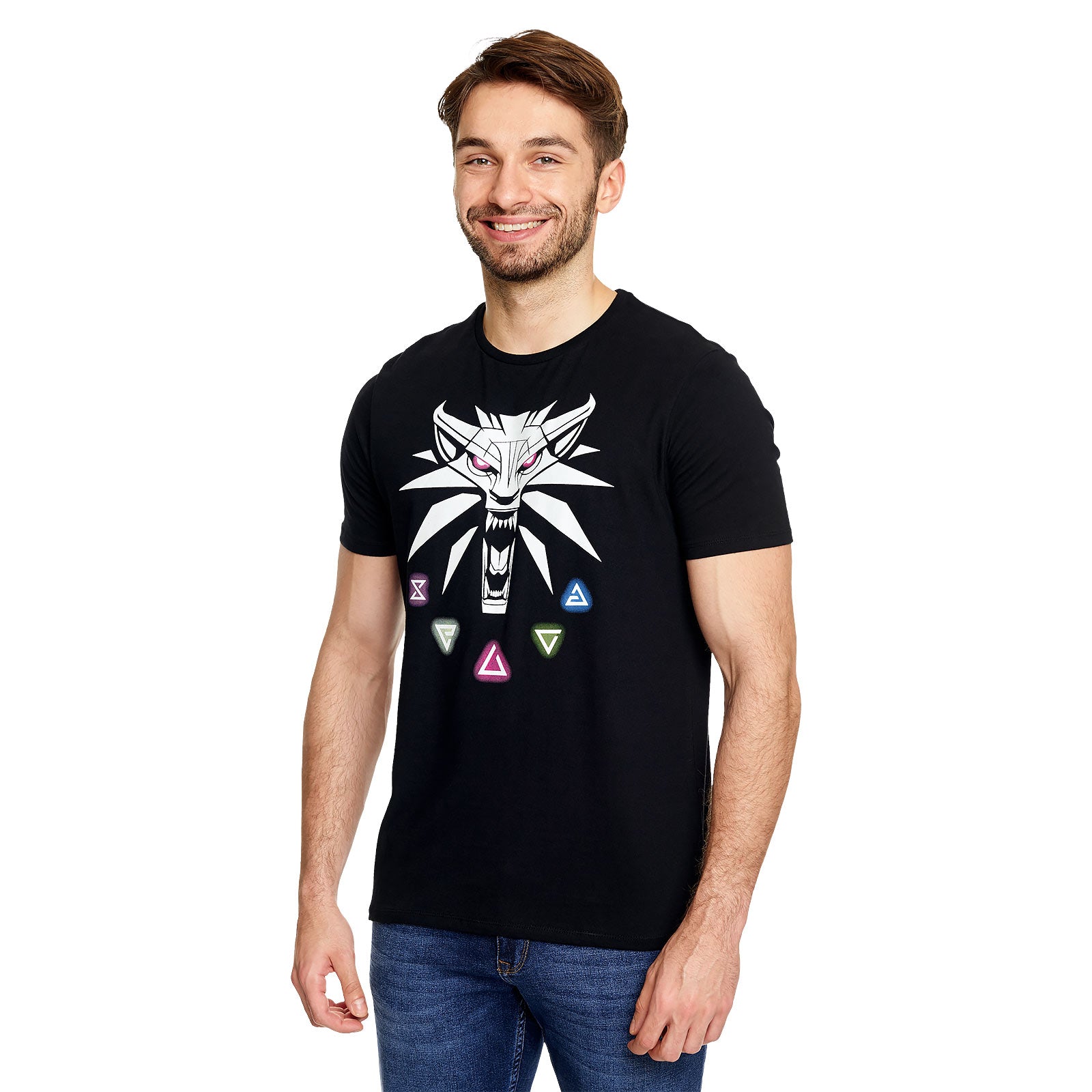 Produktbild Witcher - Häxartecken T-shirt svart