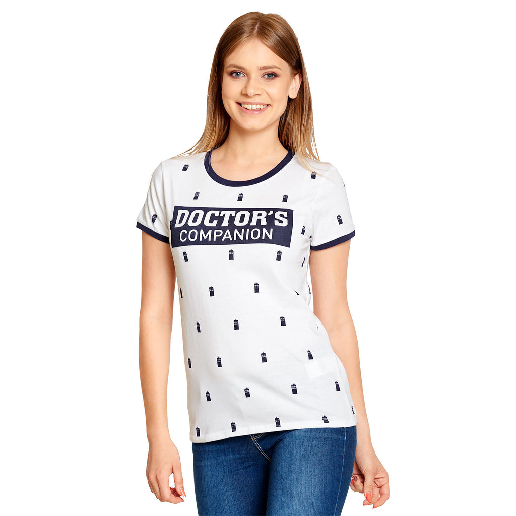Produktbild Doctor Who - Doctor's Companion T-shirt dam vit
