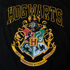 Produktbild Harry Potter - Svart linne med Hogwarts-emblem