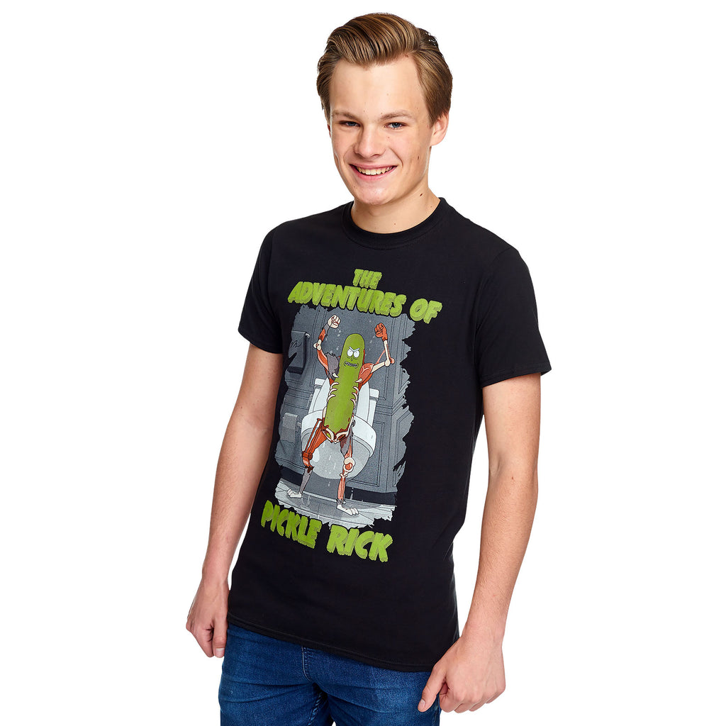 Produktbild Rick and Morty - Adventures of Pickle Rick T-shirt svart