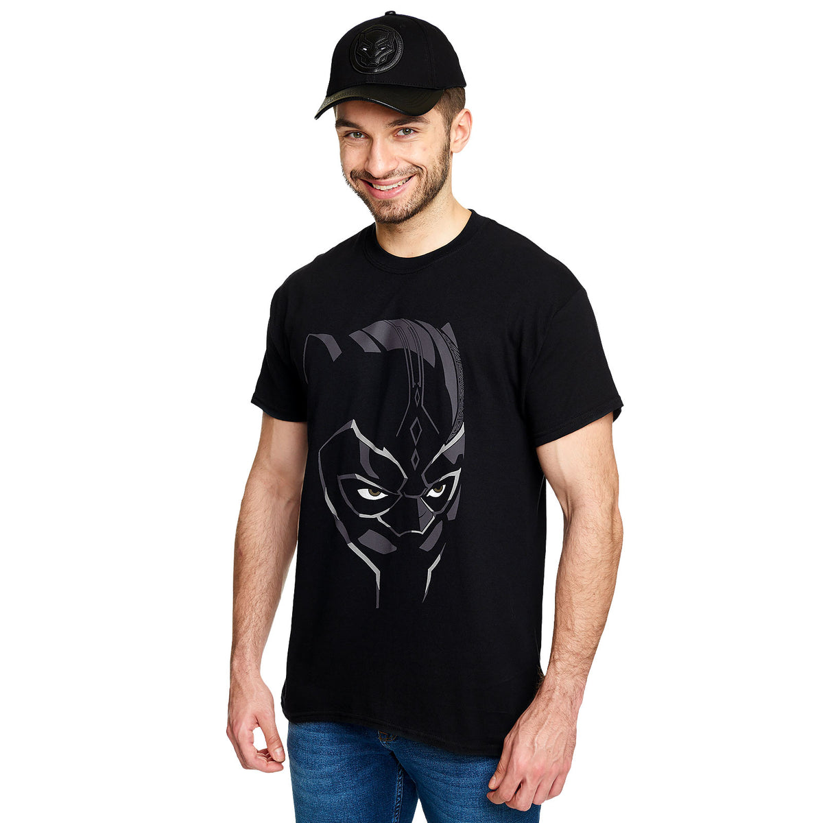 Produktbild Black Panther - Mask T-shirt svart