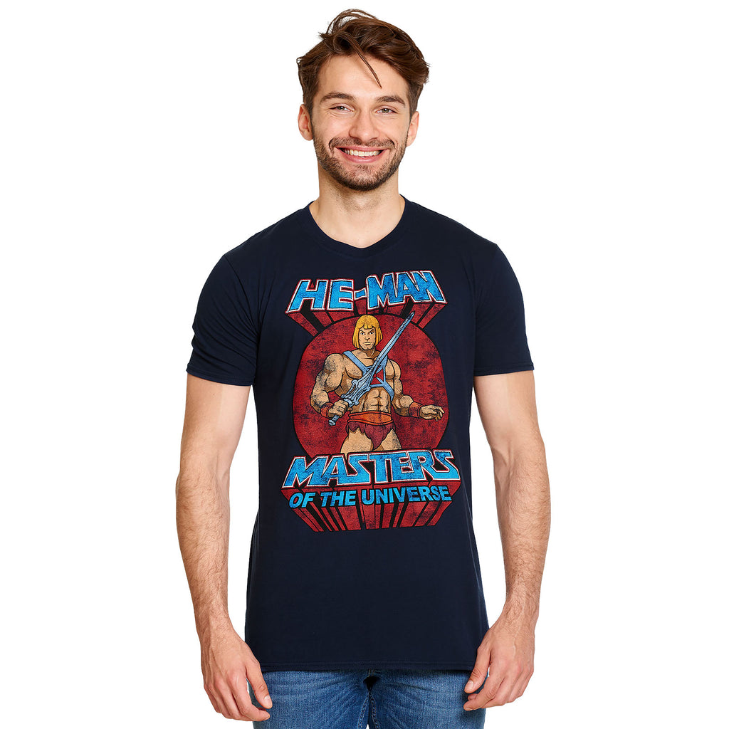 Produktbild Masters of the Universe - He-Man Pose T-shirt blå