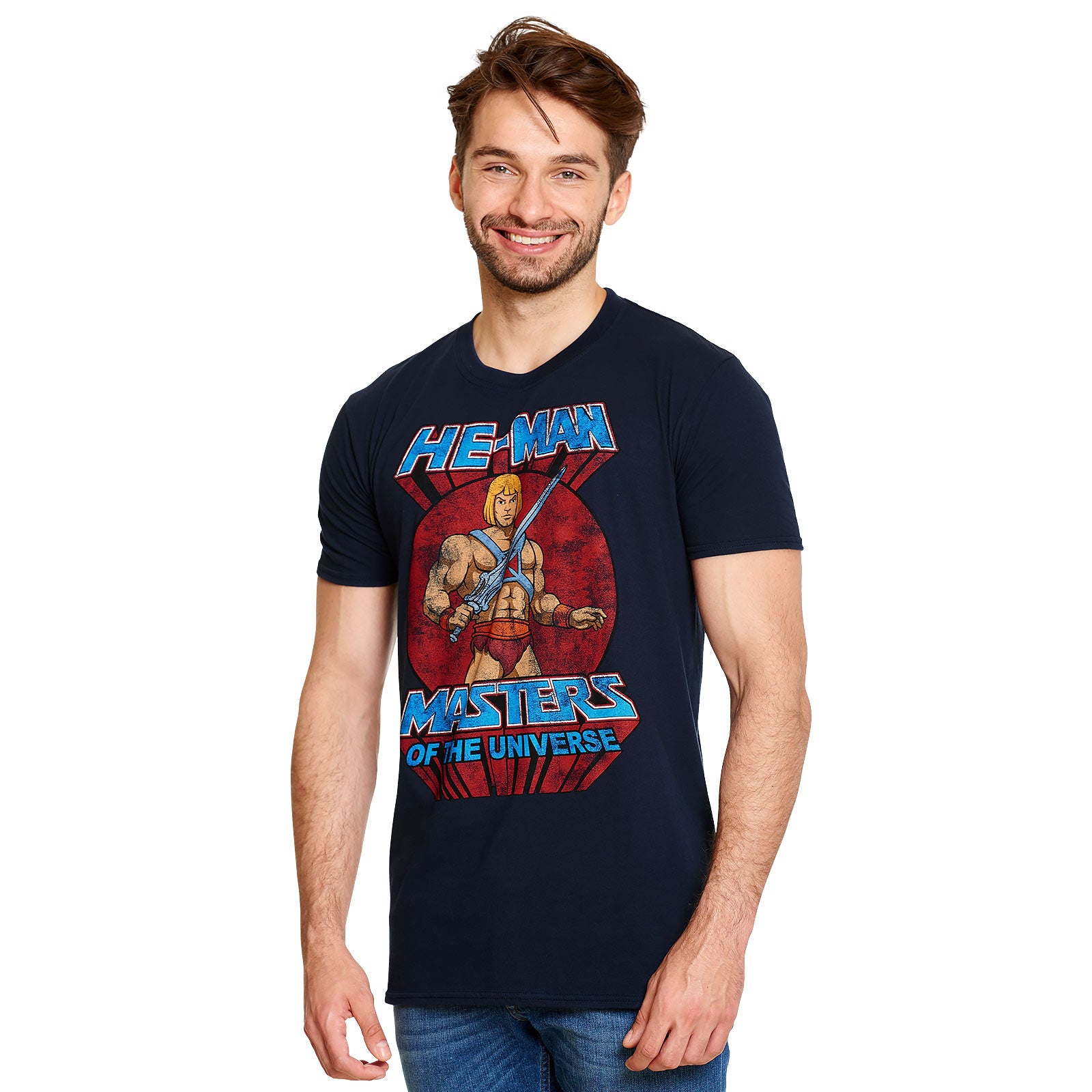 Produktbild Masters of the Universe - He-Man Pose T-shirt blå